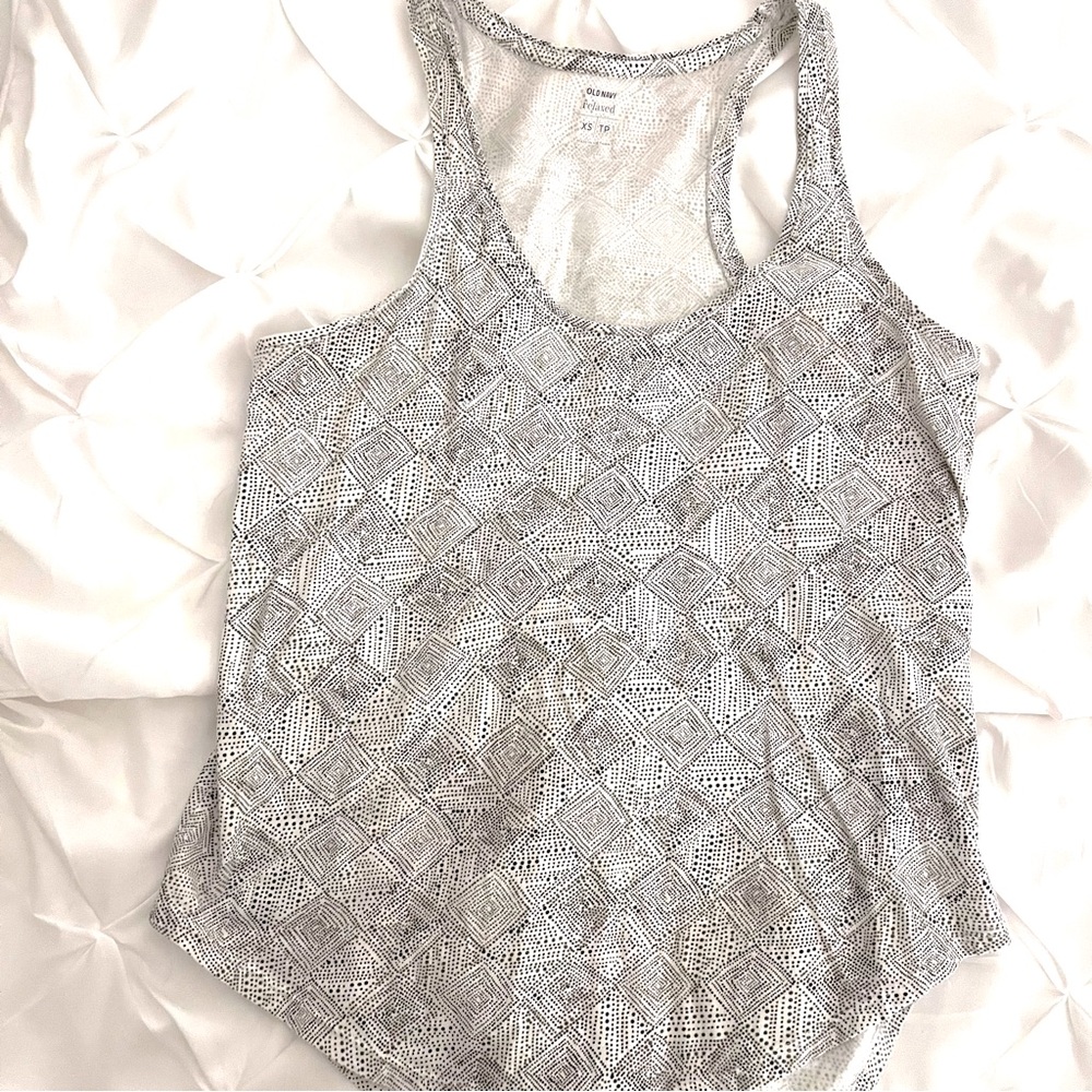 Old Navy Active Relaxed Geometric Print Tank Top, Women’s Size Extra Small